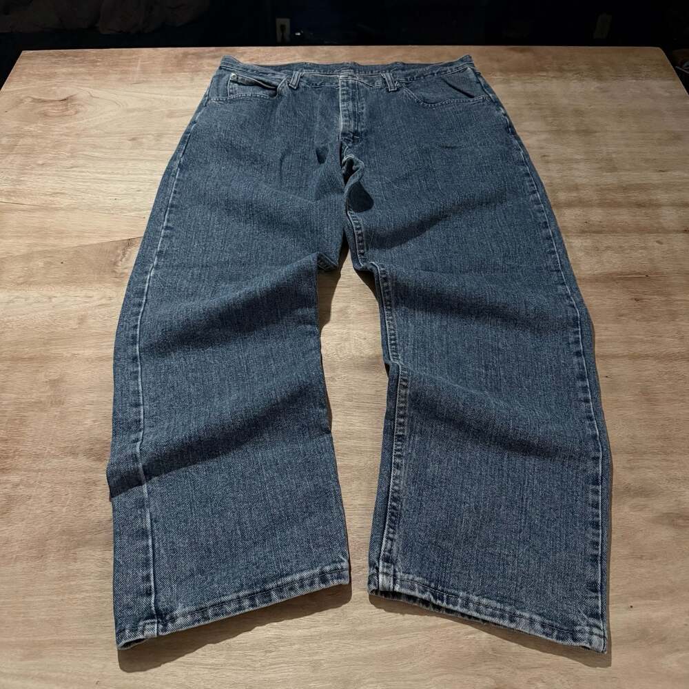 Wrangler Comfort Superior Authentic Jeans Mens 36x30 Blue Denim 5-Pocket
